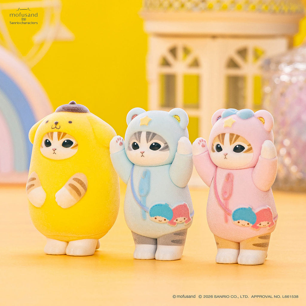mofusand x Sanrio Characters Fluffy Flock Figure Collection Vol. 3