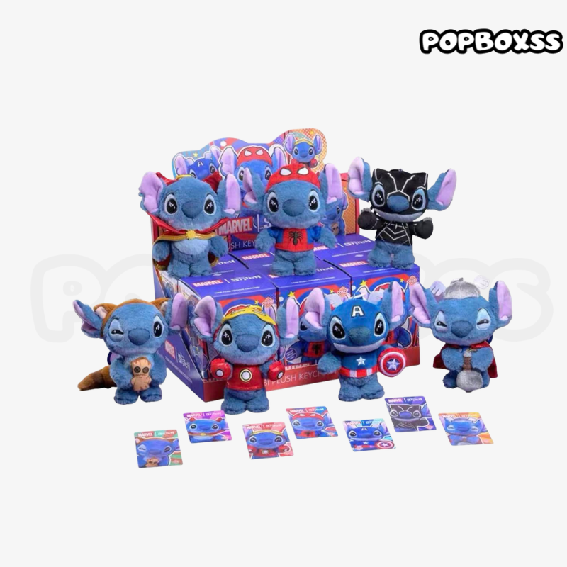 HOT TOYSP COSBI MARVEL X Stitch Vinyl plush pendant blind box