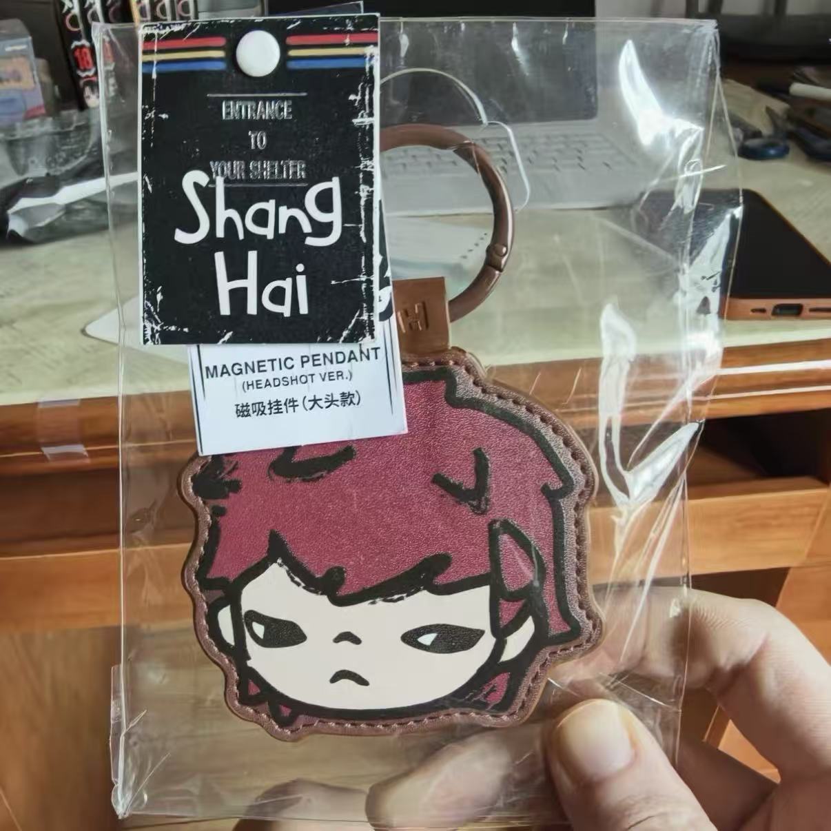 POPMART Hirono Convenience store roaming Shanghai Limited Magnetic pendant