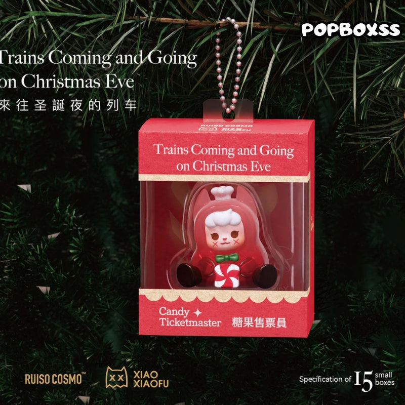 XXFU XiaoXiaoFu Christmas Train Series Mini Beans Figures Blind Box