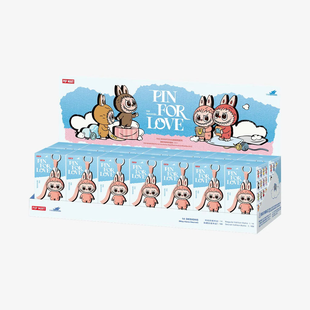 【SALE】THE MONSTERS LABUBU Pin for Love Series-Vinyl Plush Pendant Blind Box