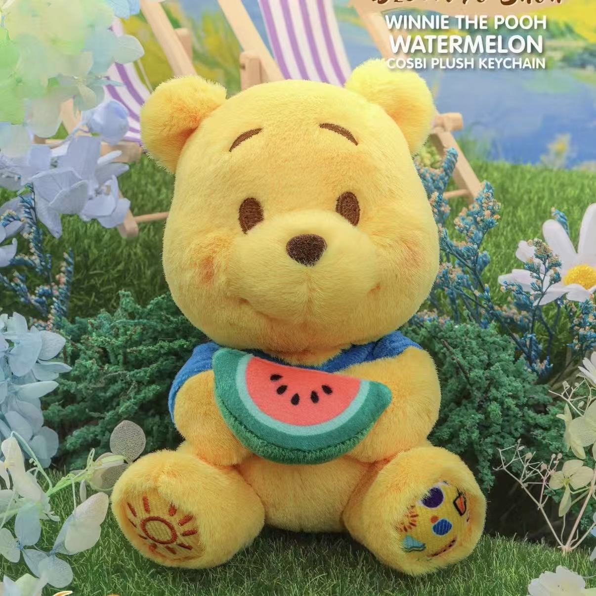 DSN Winnie the Pooh Bloom To Snow Series Cosbi Plush Keychain Collection Blind Box