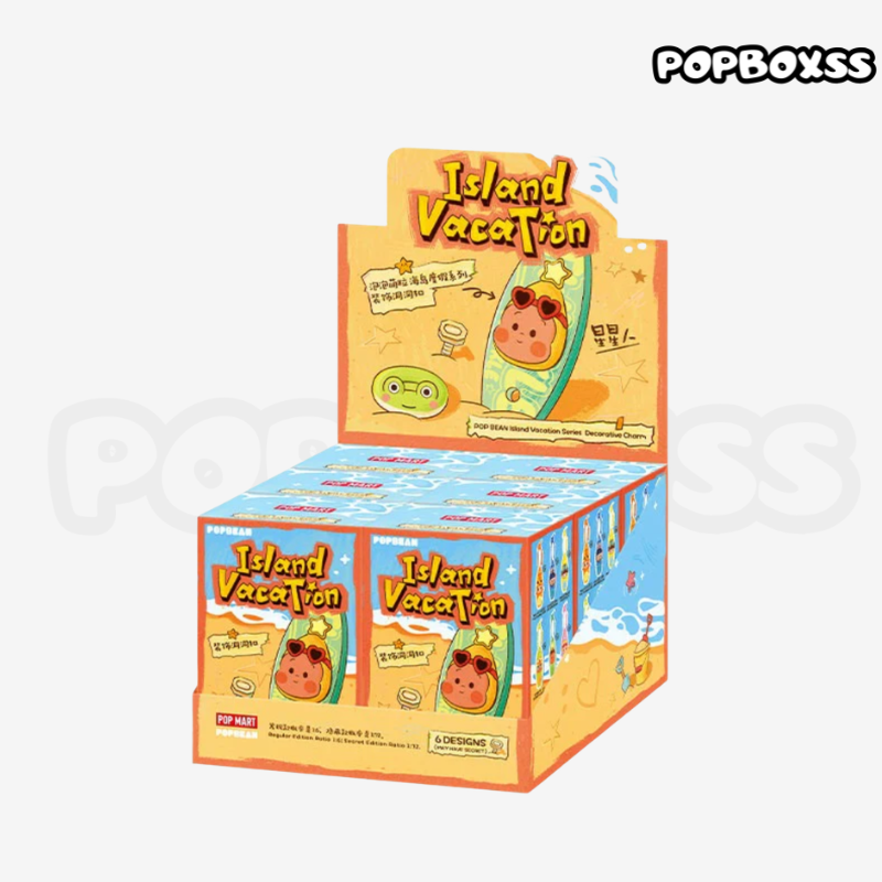 POPMART POP BEAN Island Vacation Series Shoe Charms Blind Box (PRE-ORDER)