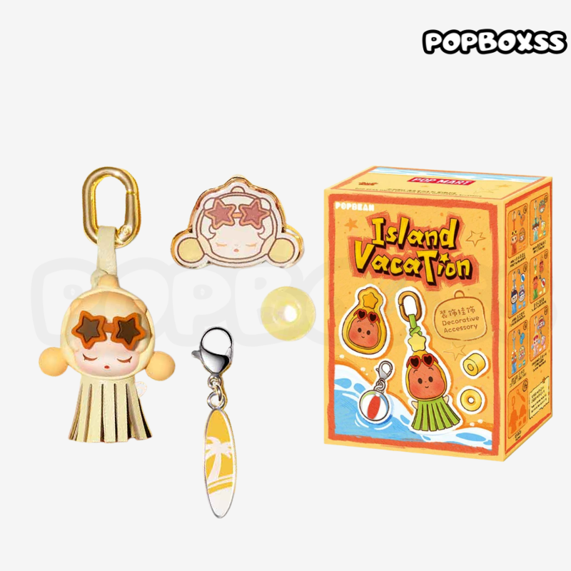 POPMART POP BEAN Island Vacation Series Decorative Charm Blind Box (PRE-ORDER)