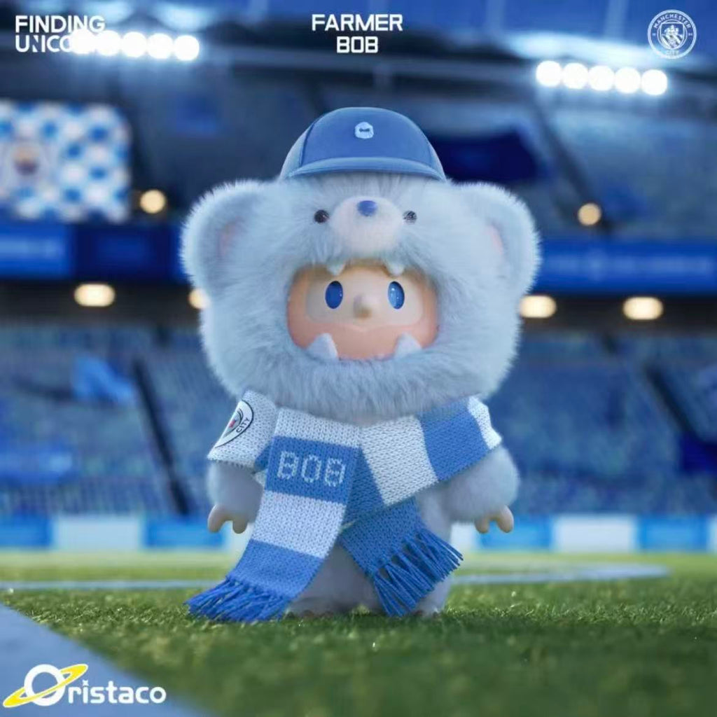 Farmer BOB Manchester City Bear Series Vinyl Plush Pendant