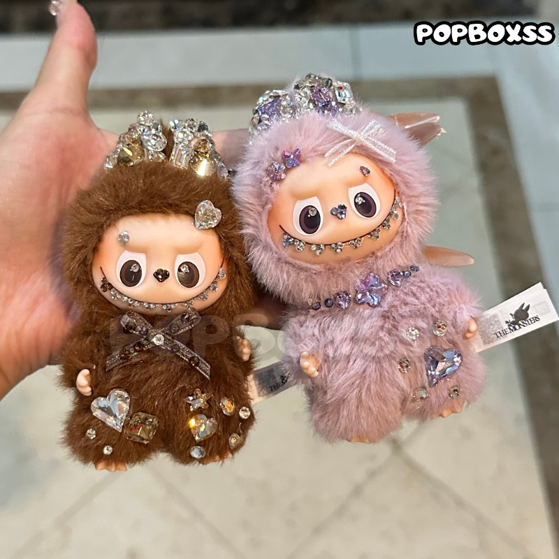 【Customized Two-Week】Labubu Swarovski Crystal Doll Clothes (Doll Included) Pin for Love
