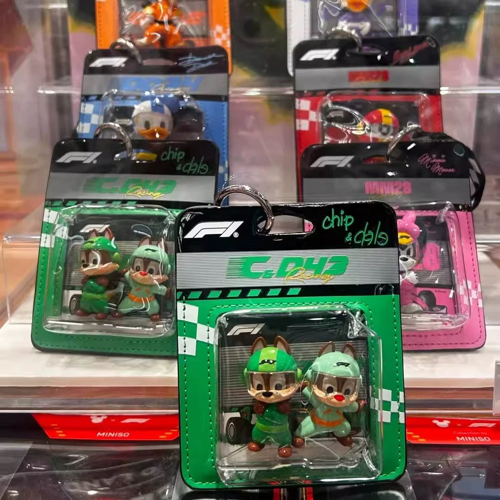 DSN F1 Mickey Mouse Speed Life Series BLIND BOX figurines