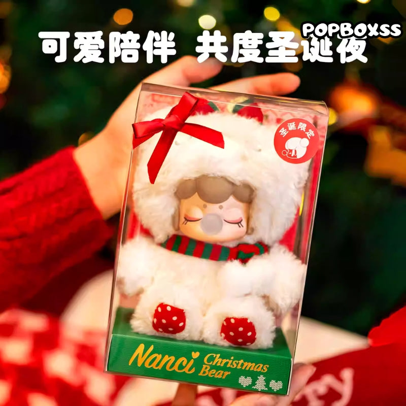 If Rolife comes, Nanci Nanxi Christmas teddy bear pendant plush doll figurine