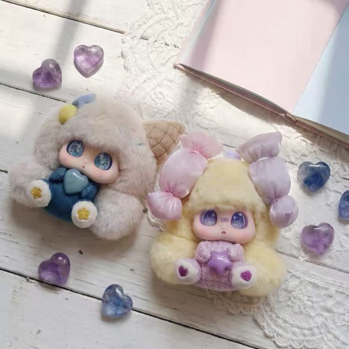 Micoco Nono Crystal Whispers Series Plush Pendant Blind Box