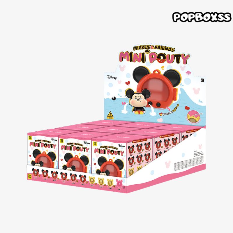 Disney Mickey & Friends Mini Pouty Series Figures Blind Box