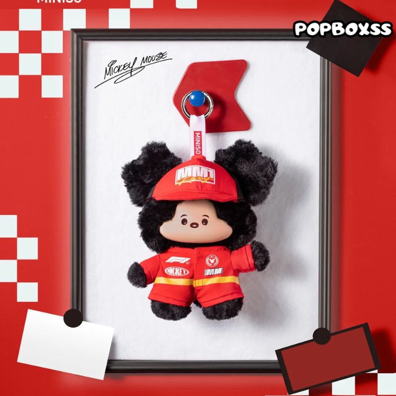DSN F1 Mickey Mouse Speed Life Series Vinyl Plush Hanging Card
