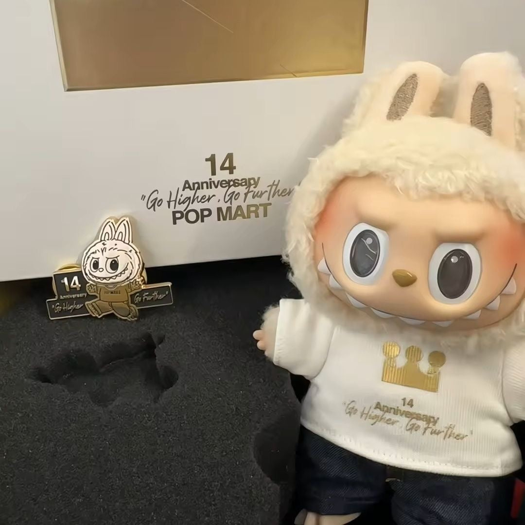 POPMART 14th ANNIVERSARY LABUBU Go Higher. Go Further Gift Box. Limited Edition