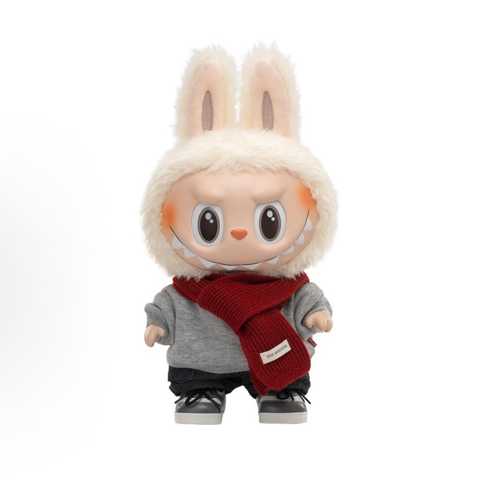 POPMART The monster labubu walk by fortune Vinyl plush toys