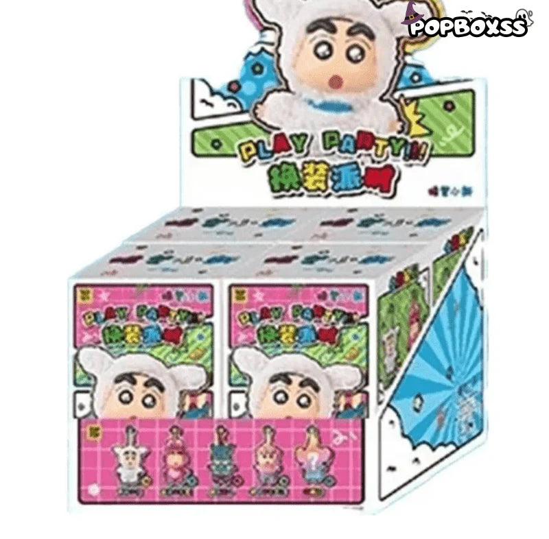 TOP TOY Crayon ShinChan Play Party! Series Plush Pendant Blind Box