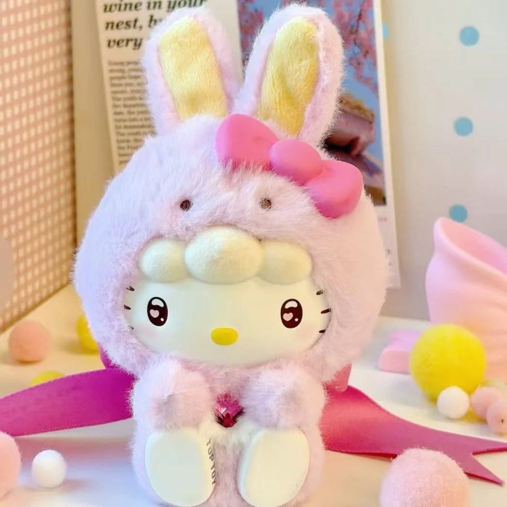 SANRl0 Characters Diamond Bunny Baby Series Plush Blind Box