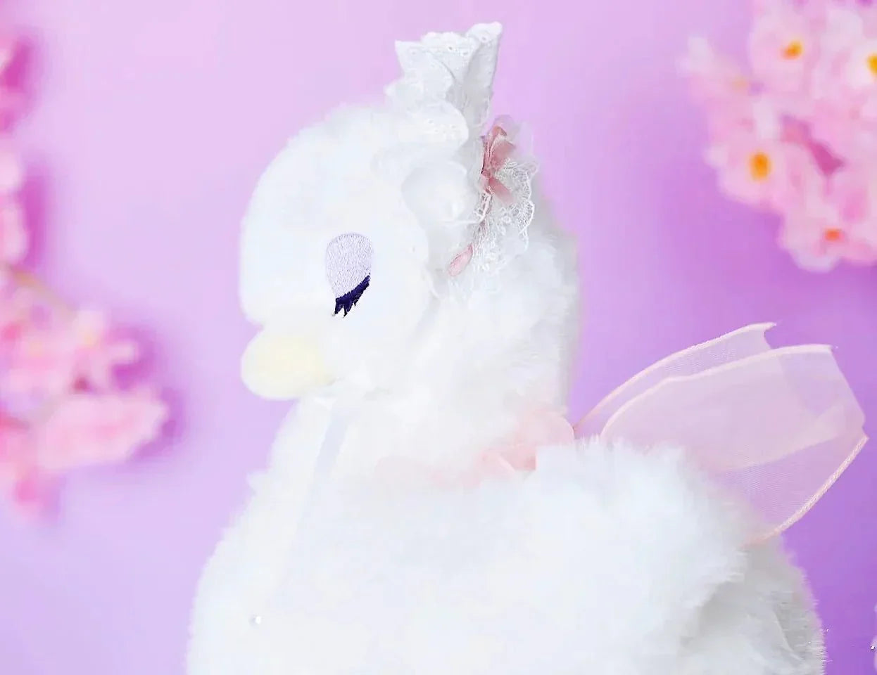 NOMMI Swan Lake Plush Hanging Card. Limited Edition