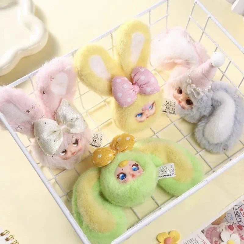 MM Candy Bunny V2 Series Plush Keychain Dolls. Blind Box