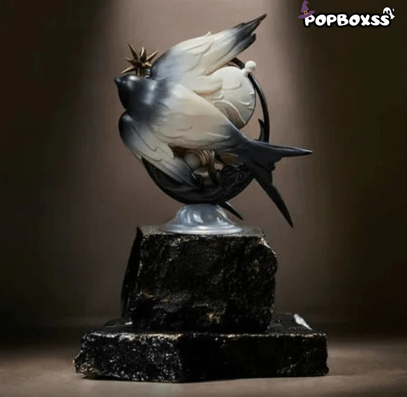 SKULLPANDA Light's Longitude and Latitude Figurine. Hanging Card