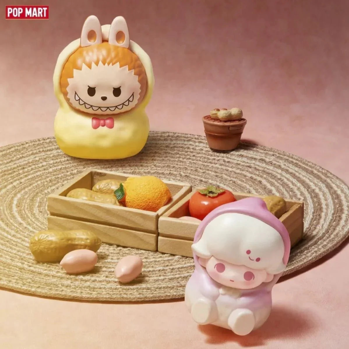 POP BEAN 2025 New Year Collection Sitting Series PVC Figures