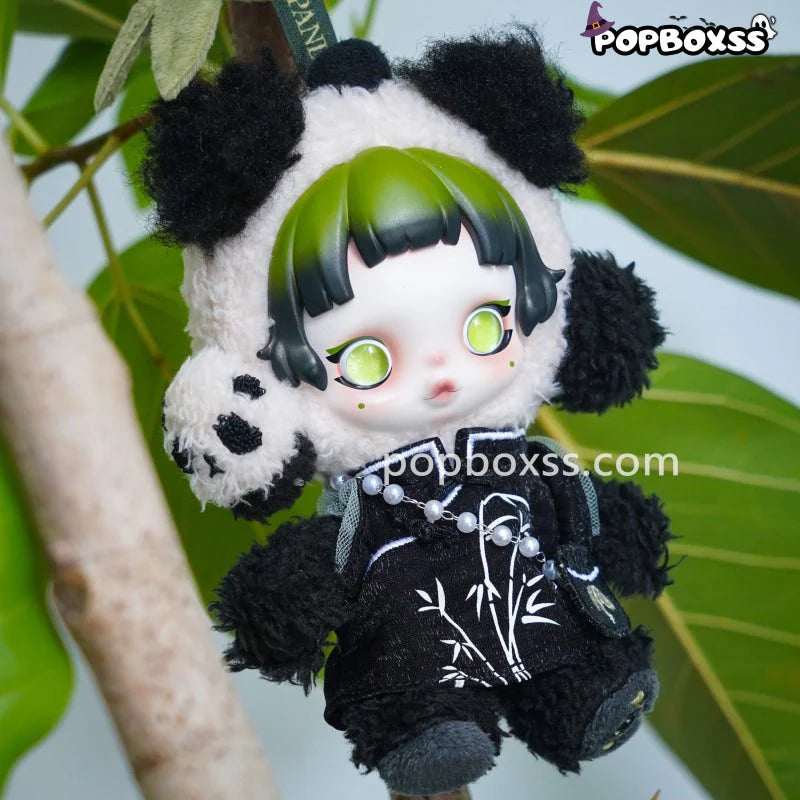 【gift】SKULLPANDA Lazy Panda Plush Doll Pendant