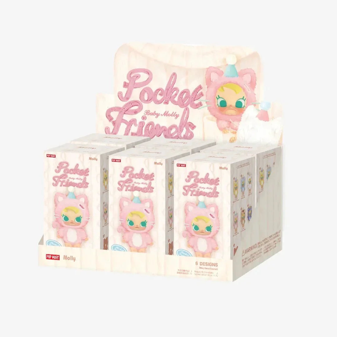 baby molly Pocket Friends Series Vinyl Plush Pendant Blind Box