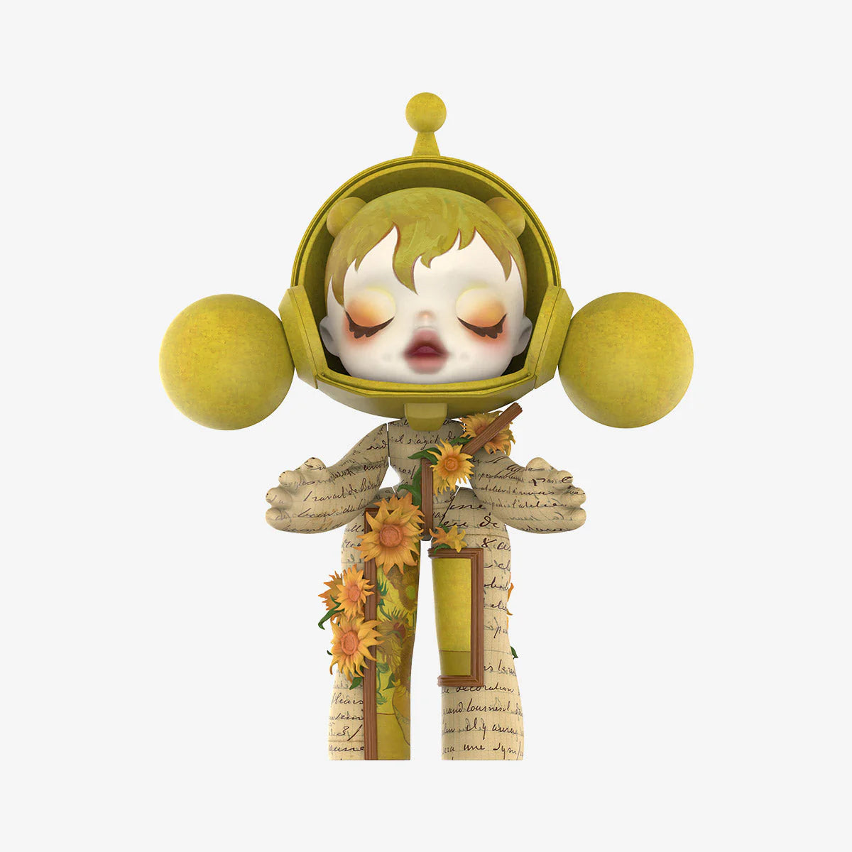 MEGA α SKULLPANDA 400% Van Gogh Museum Sunflowers