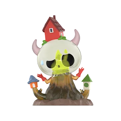 The Monsters LABUBU Almost Hidden Series Figures, Blind Box