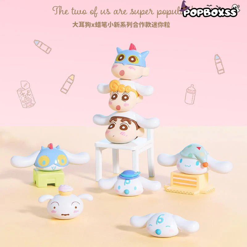 Cinnamoroll ×Crayon Shinchan Series Mini Beans Figures