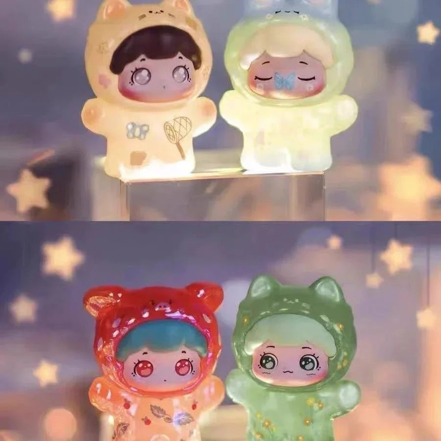 Baobao's Pet Store Spring Outing Transparent Color Mini Beans Series PVC Figures. Blind Box