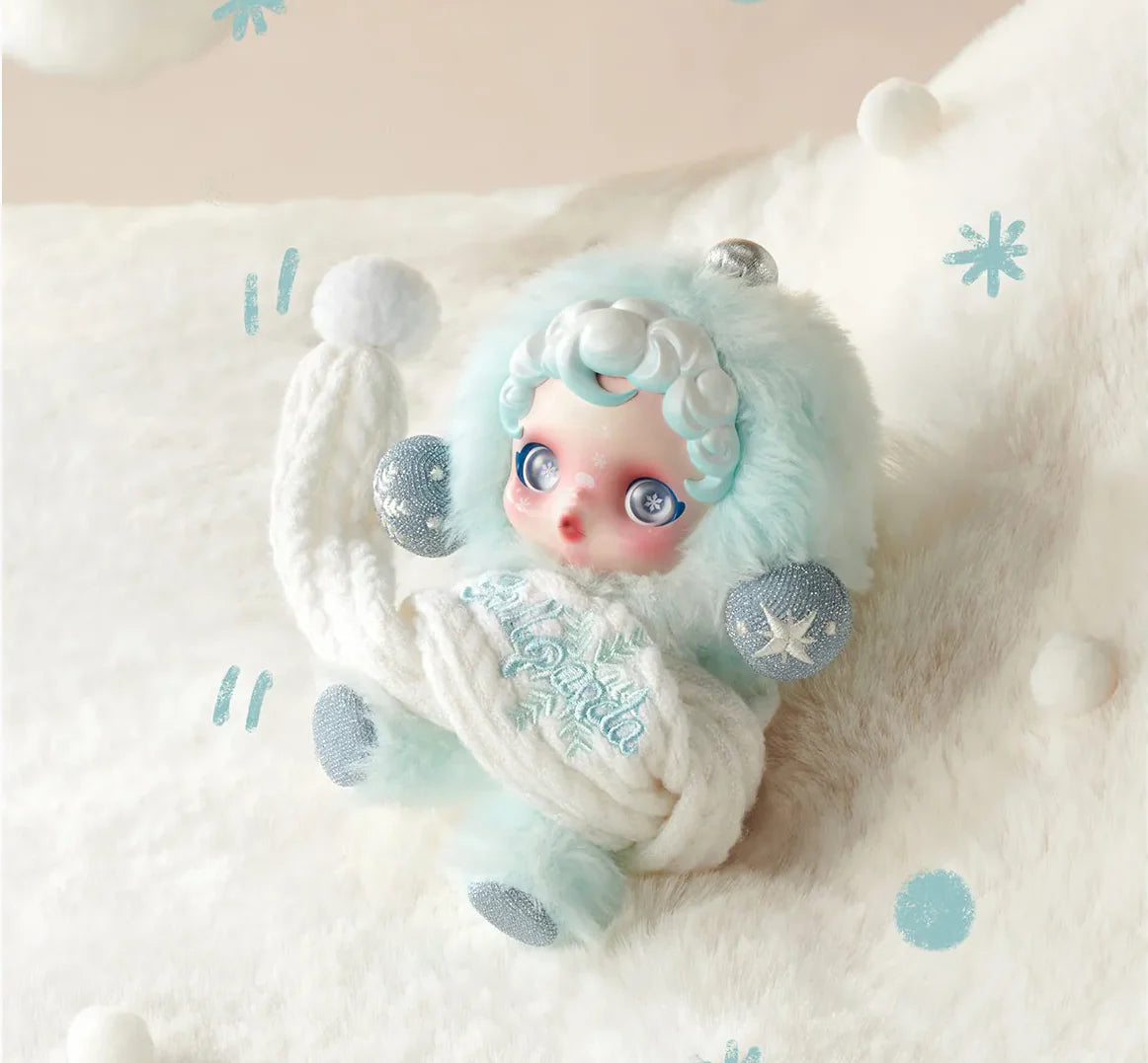 SKULLPANDA Winter Symphony Series Plush Dolls. Blind Box