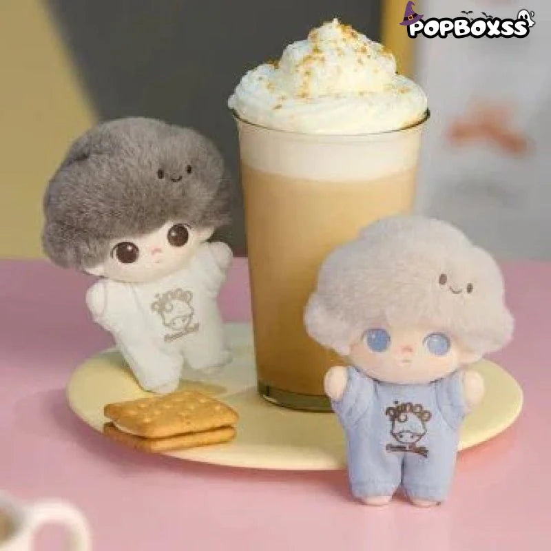 POPMART DIMOO Crush on Coffee Series-Soft-faced Plush Keychain Blind Box