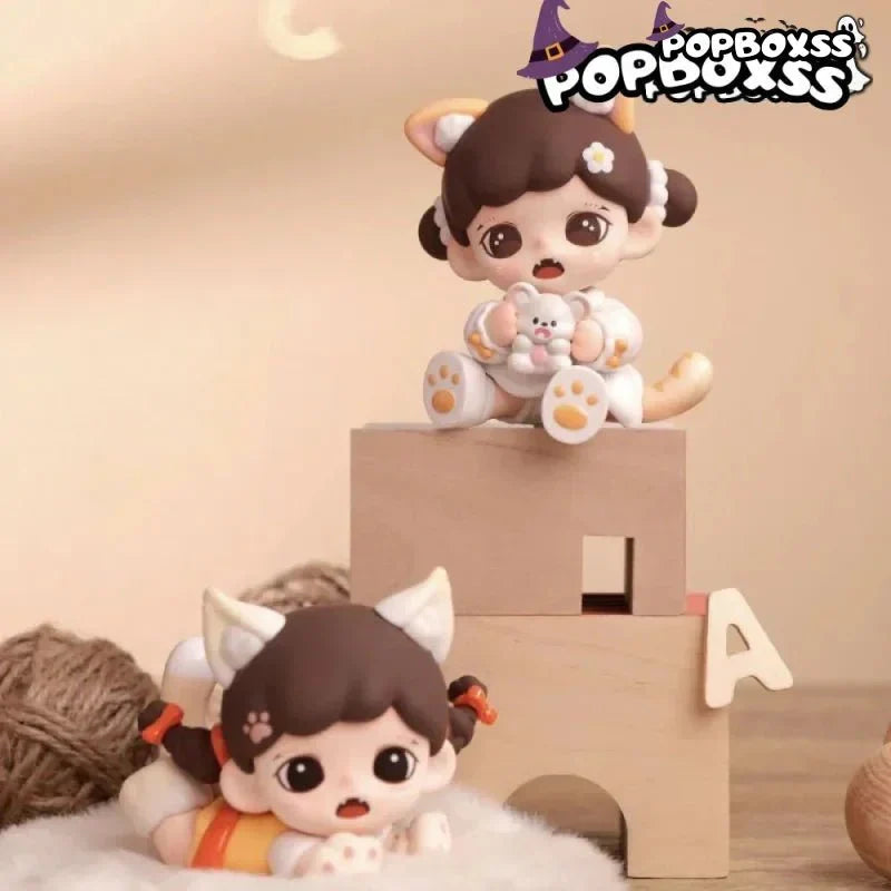 Zoraa Meow Cat Face Mini Series Figures Blind Box