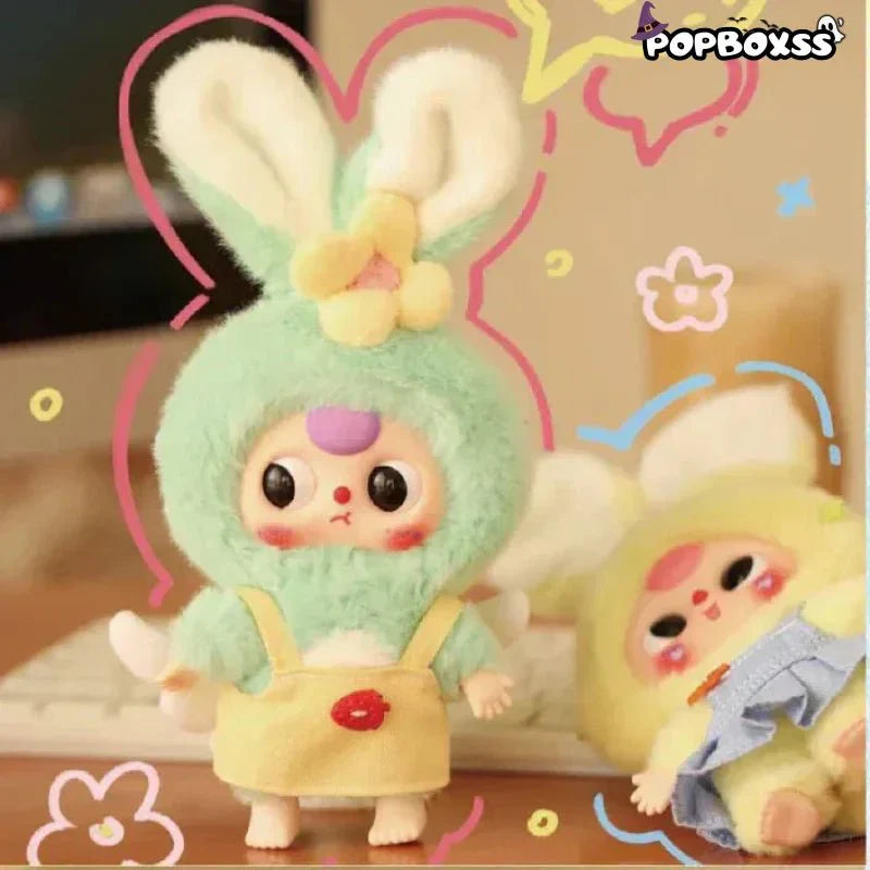 Baby Three Macaron Cute Bunny Series Plush Dolls. Blind Box