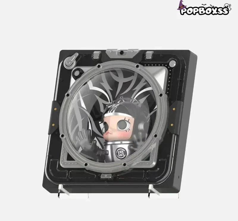 MEGA SPACE MOLLY 400% CLOT-Black Alienegra & ''IN SPACE'' 3D Painting