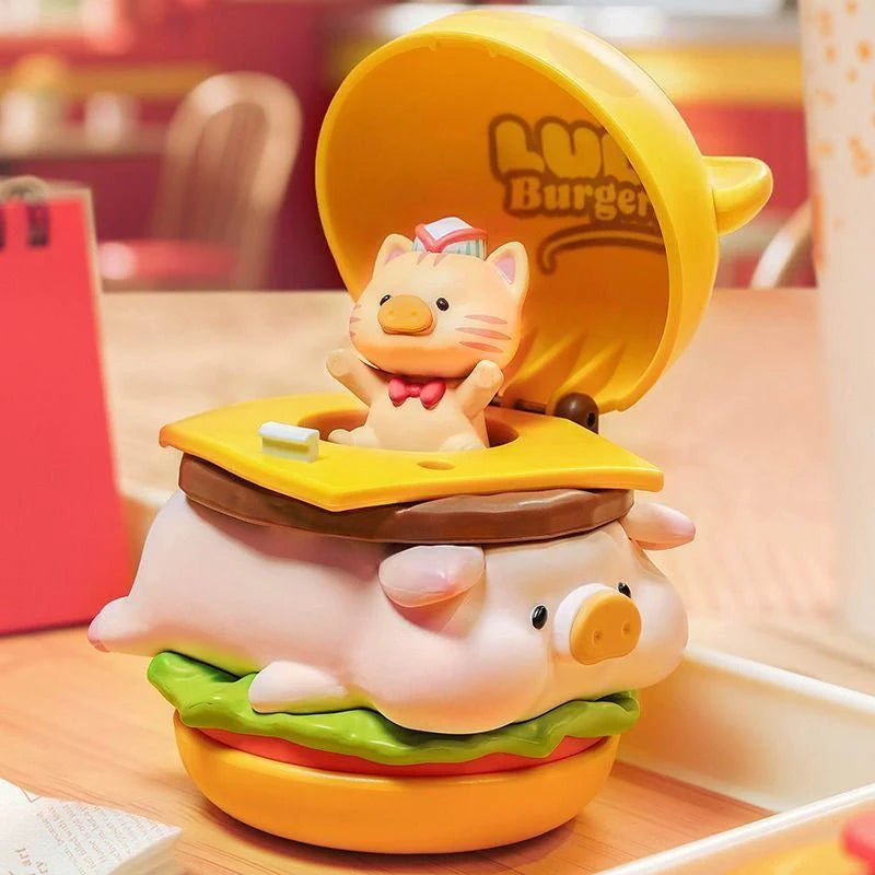 LuLu the Piggy Burger Express Movable Series Figures, Blind Box