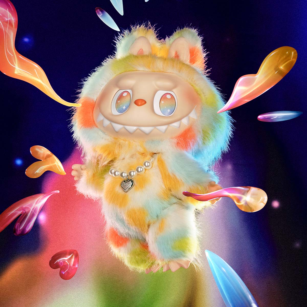 THE MONSTERS LABUBU Big into Energy Series-ROCK THE UNIVERSE Vinyl Plush Doll
