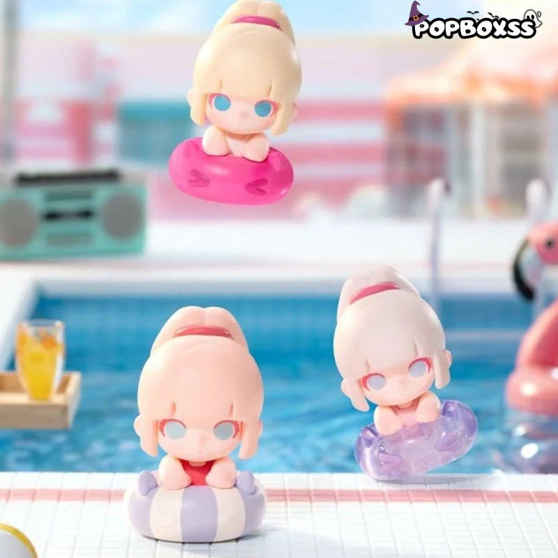 TNTSPACE Pool Party Series Mini Beans Figures, Blind Bag