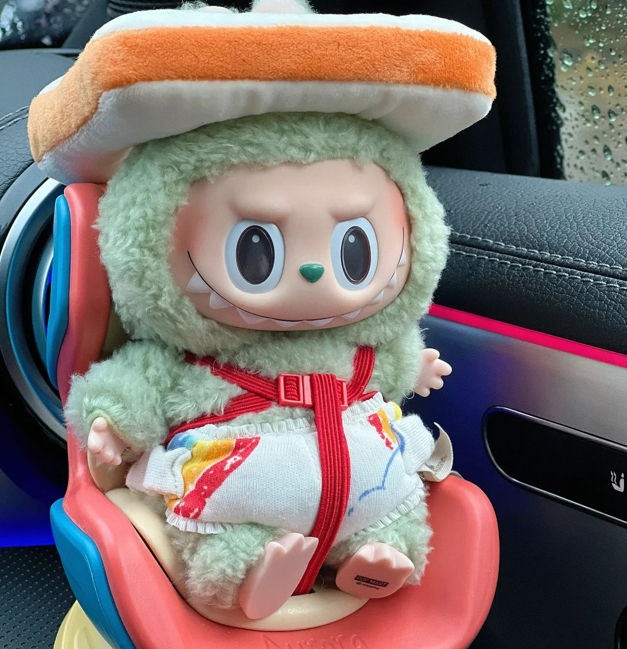 Kawaii Doll Seat Mini Seat for Labubu Ob11 Doll Cartoon Ornament