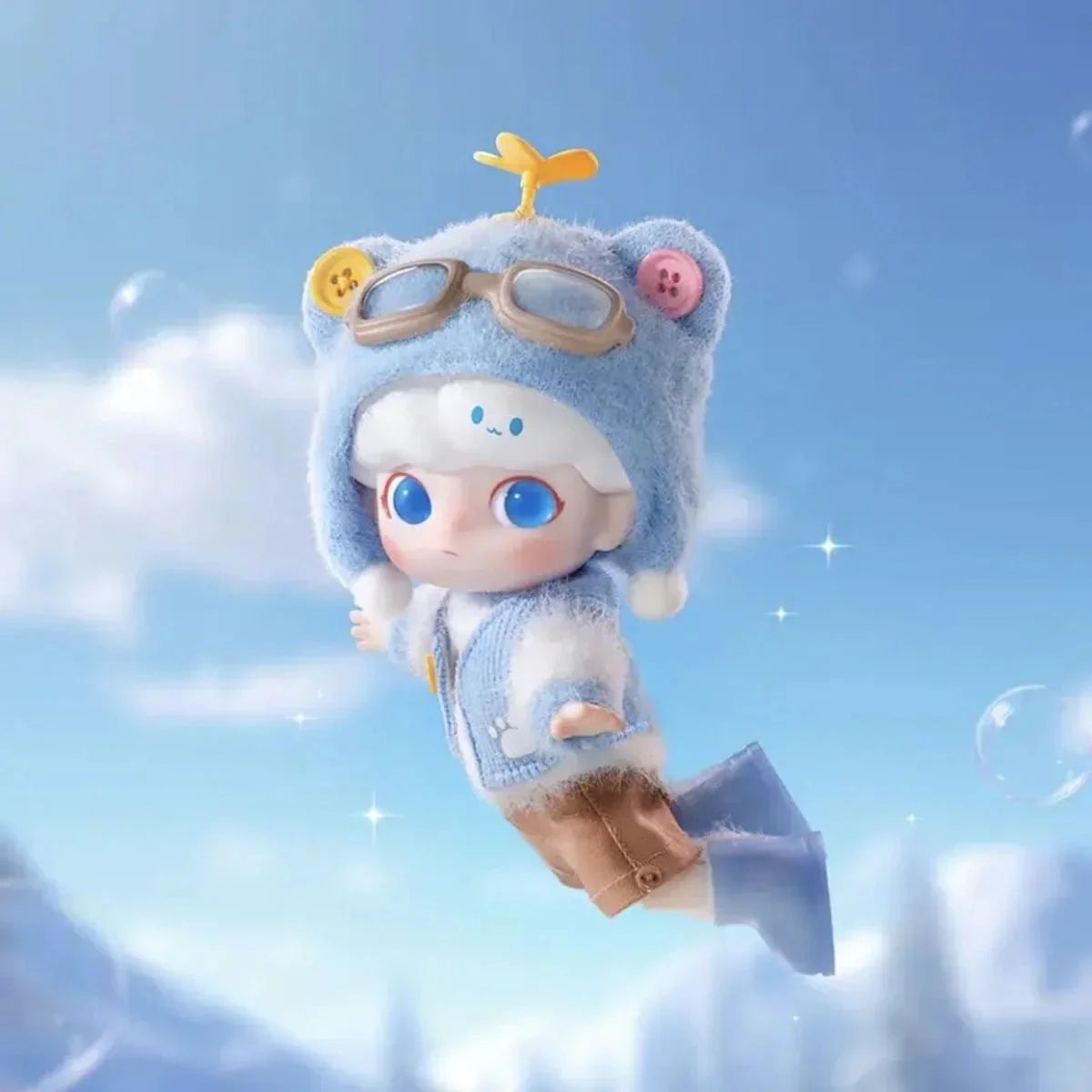 Dimoo Pilot Bear Action Figure