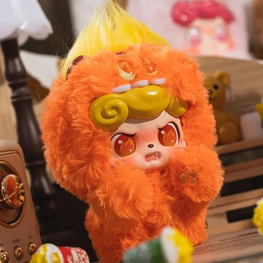 Q Kid Emotional Hairy Monsters Series Pendant Plush Dolls. Blind Box