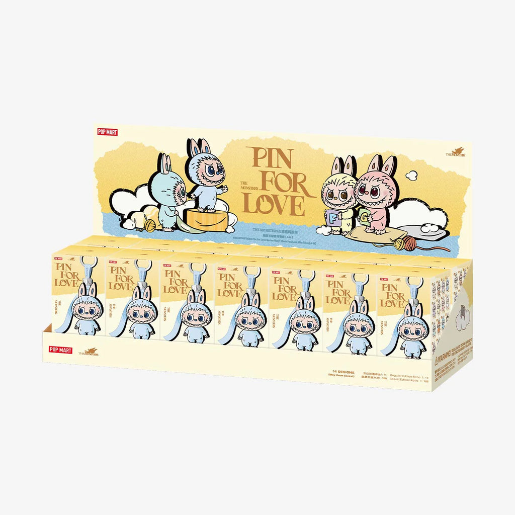 【SALE】THE MONSTERS LABUBU Pin for Love Series-Vinyl Plush Pendant Blind Box