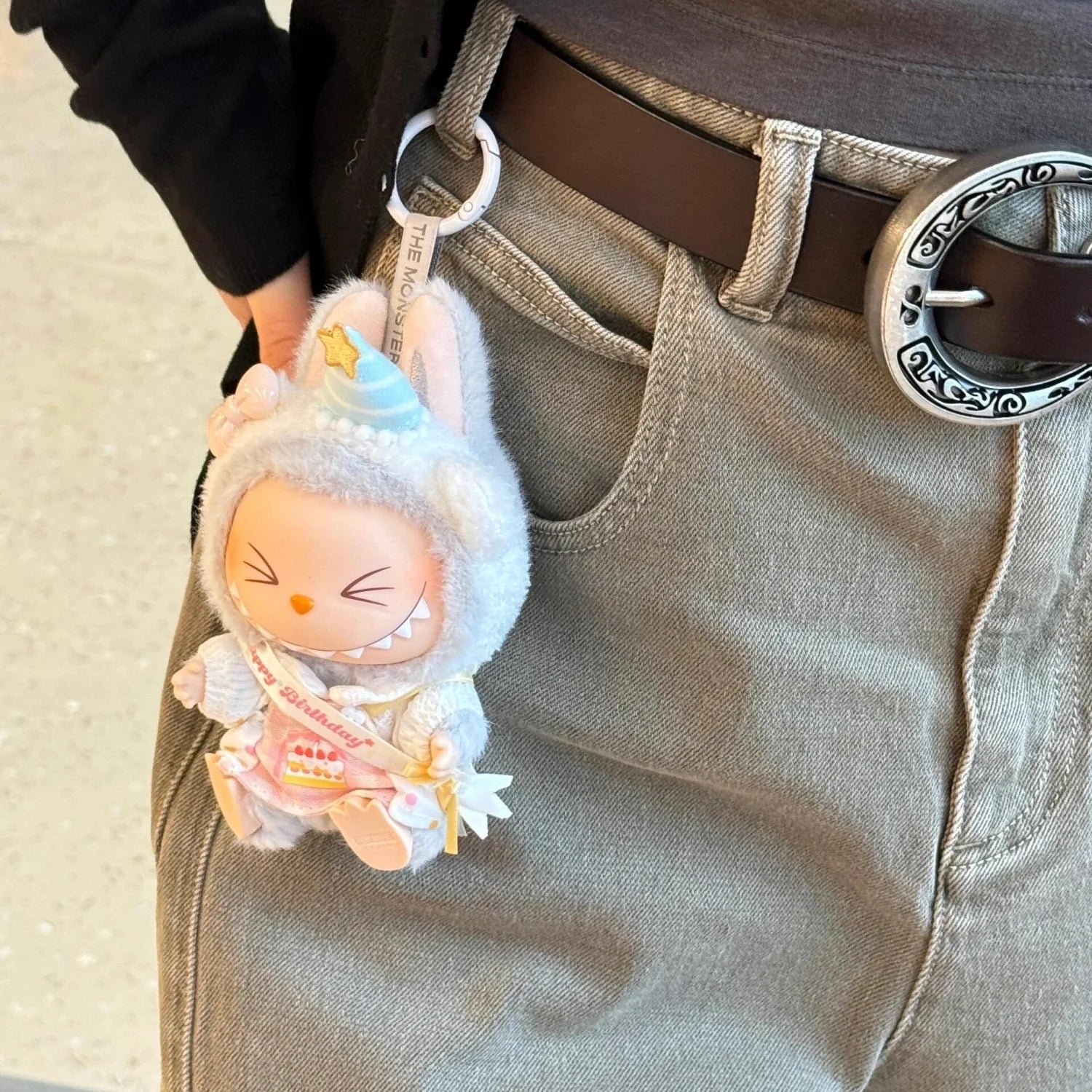 labubu baby clothes 10cm17cm sitting party first generation second generation labubu clothes suit butter cookies(No Dolls)