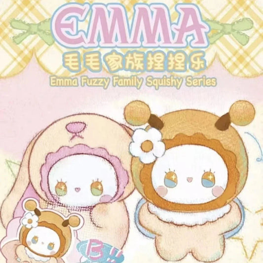 Emma Fuzzy Family Squishy Series Plush Dolls. Blind Box