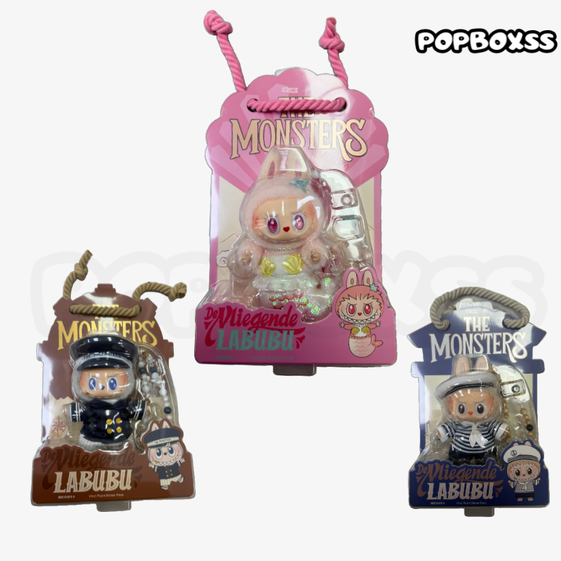 POPMART LABUBU de vliegende captain sailor mokoko Mermaid Vinyl plush toys