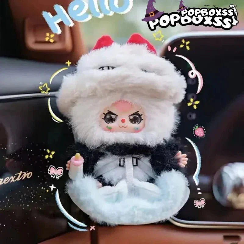 Baby Three Vehicle Mounted Baby Series Plush Dolls, Blind Box