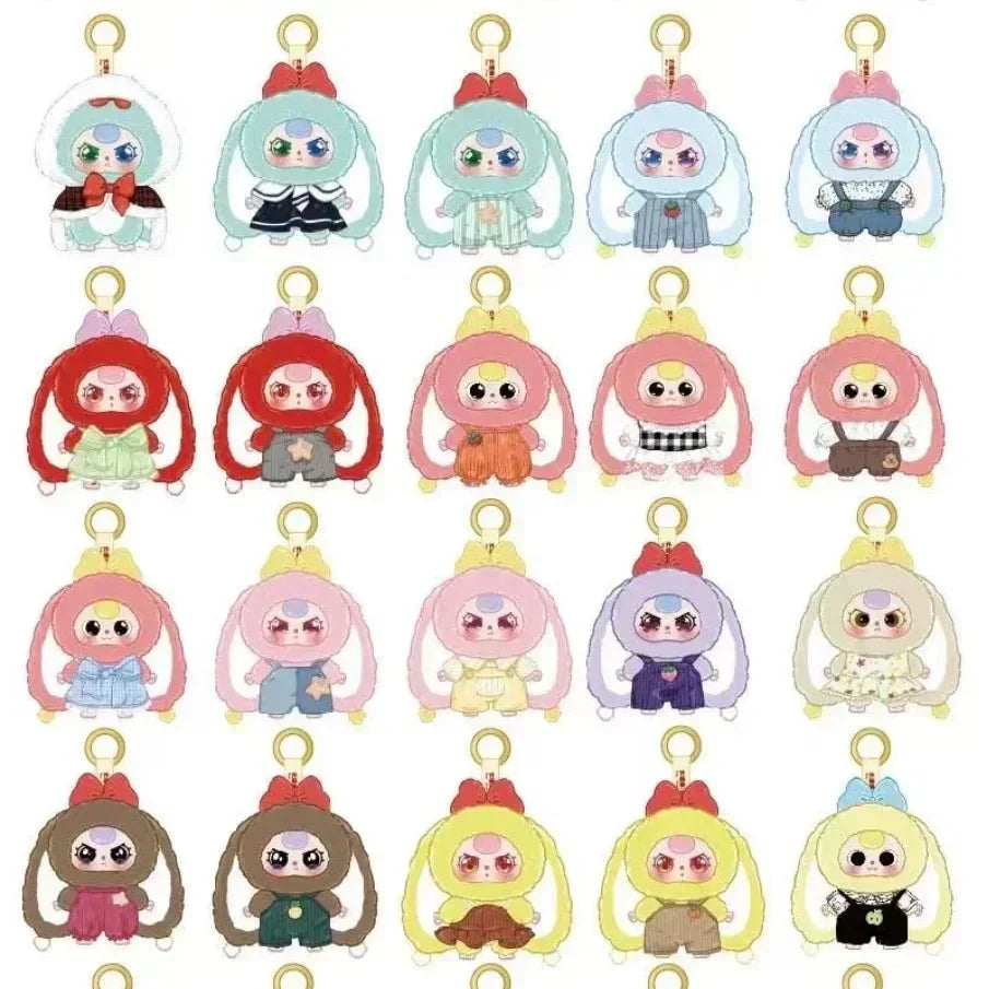 Baby Three Macaron Cute Bunny Series 2 Plush Dolls. Blind Box