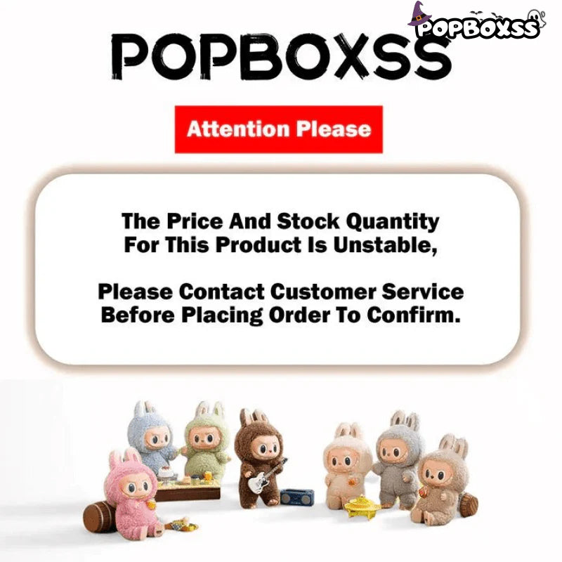 POPMART Monsters LABUBU Plush Dolls. Limited Version