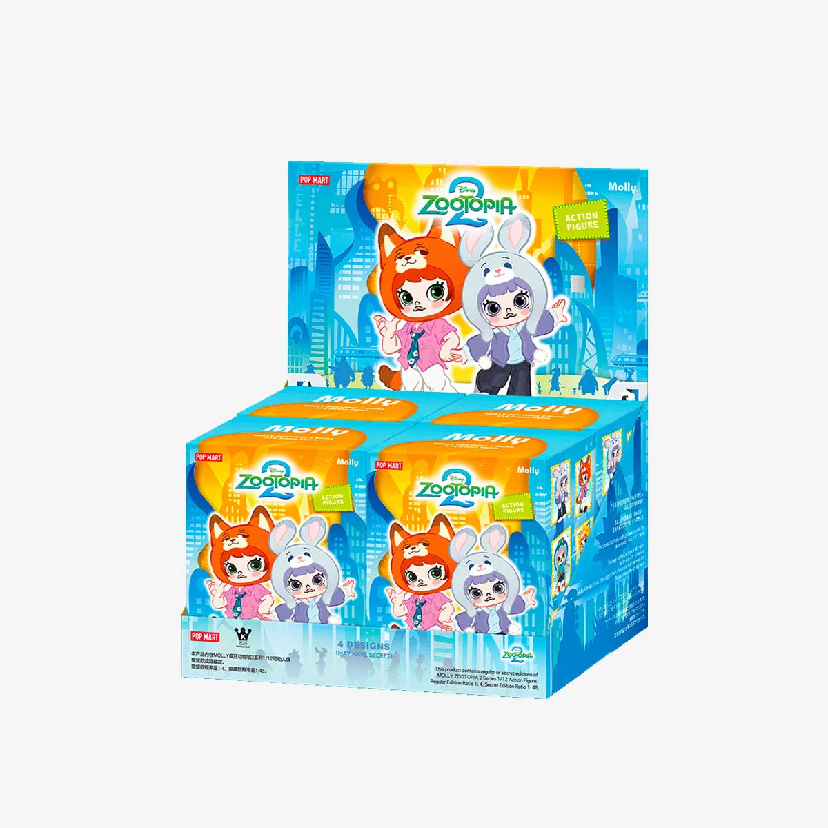 MOLLY × Zootopia Co-branded 1/12 Series Action Figures Figures