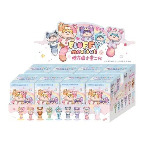 Fluffy Meatball V2 Vinyl Plush Dolls. Blind Box
