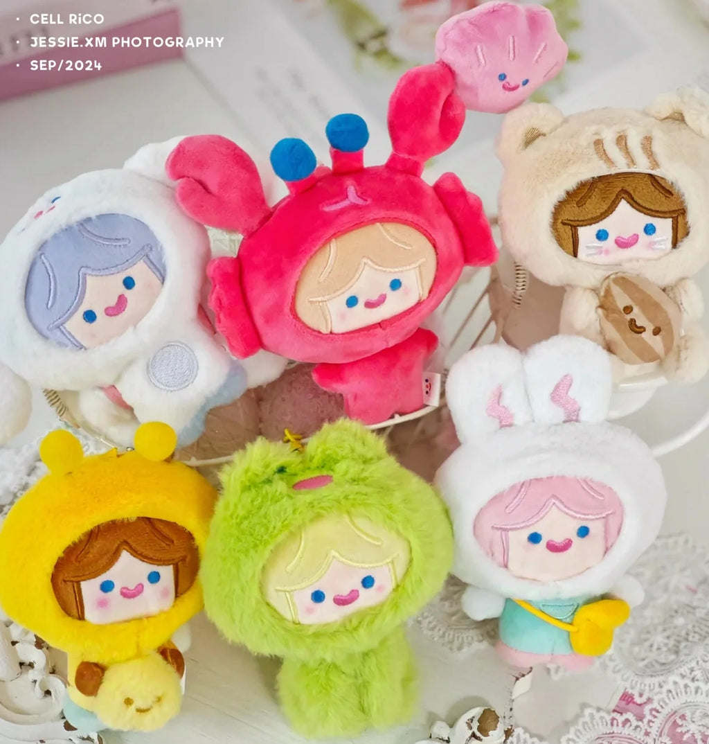 CELL RiCO Happy Fluffy Series Plush Dolls, Blind Box